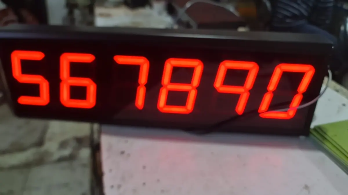 TICO six-digit digital clock